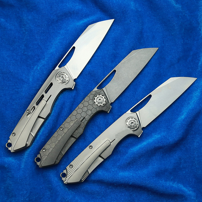 Knife Hunting Fixed Blade - Eutsler neutral mango de titanio rodamiento