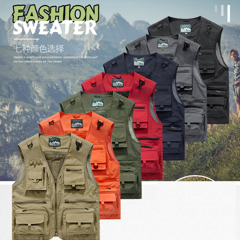 Outdoor Hunting Photography - Chaleco de Malla Transpirable para Primavera