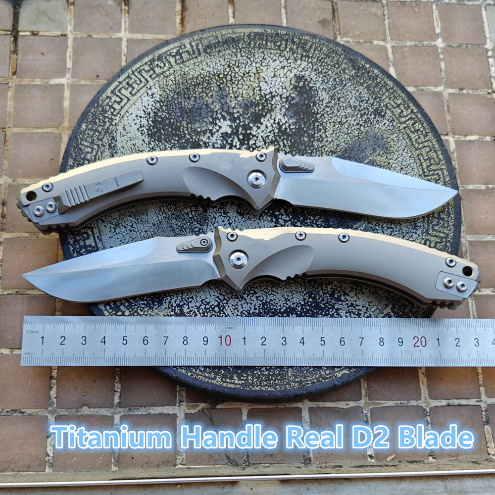 Knife Hunting Fixed Blade - Mai's Real D2 hoja Amphibia cuchillo