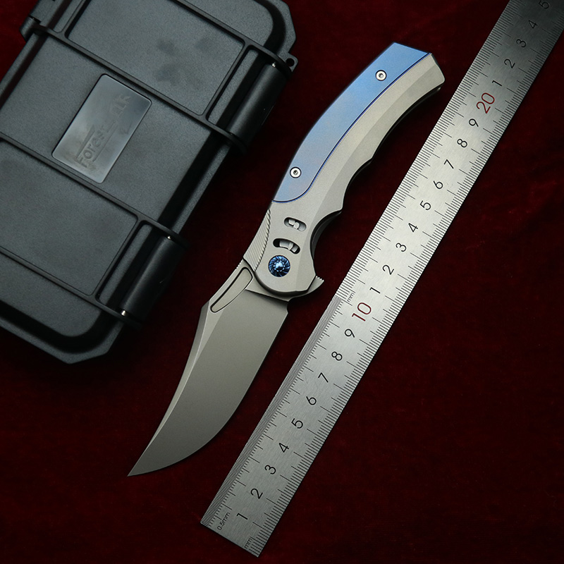 Knife Hunting Fixed Blade - Cuchillo plegable LEMIFSHE F05 RattleSnake con