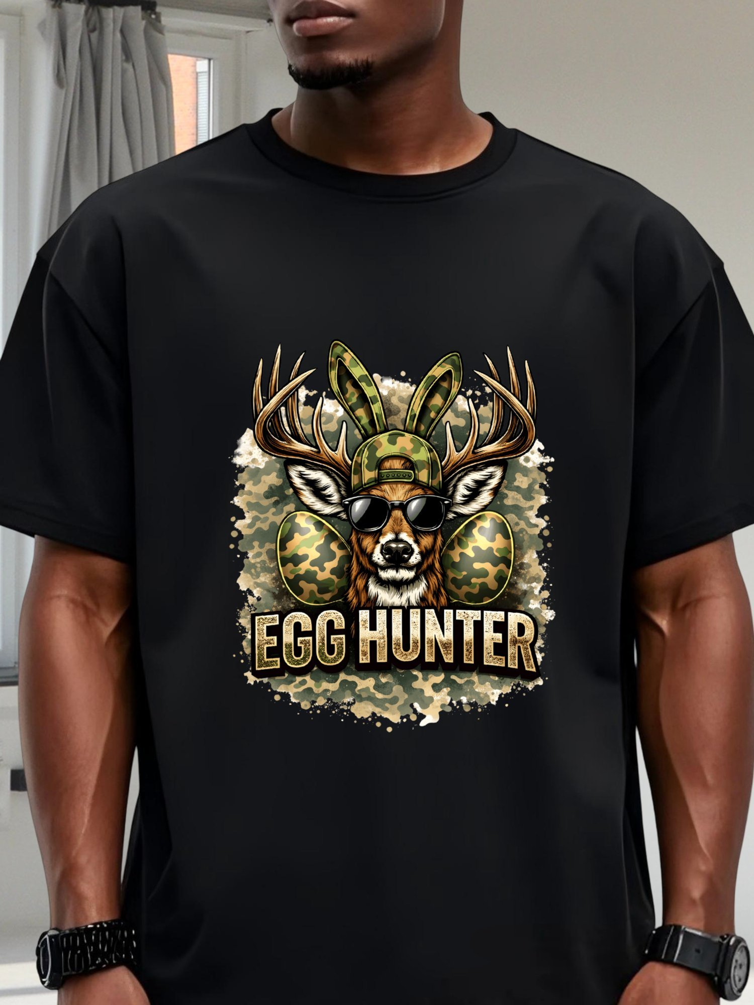 Camiseta negra de camuflaje pa - Wildman Hunting & Outdoor Price List reseña y precio