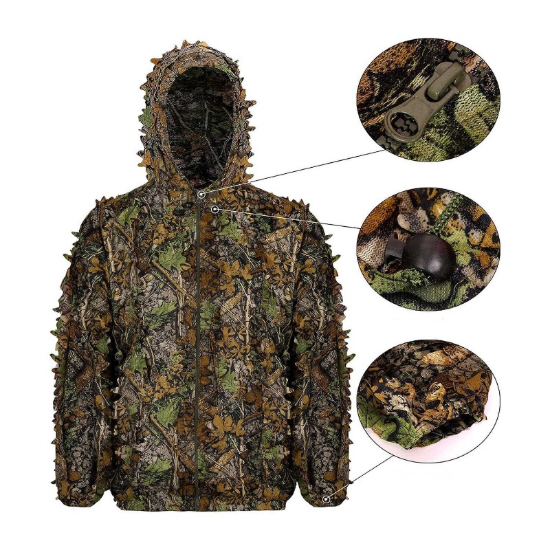 Traje de Camuflaje Biónico 3D  - Outdoor Hunting Photography reseña y precio