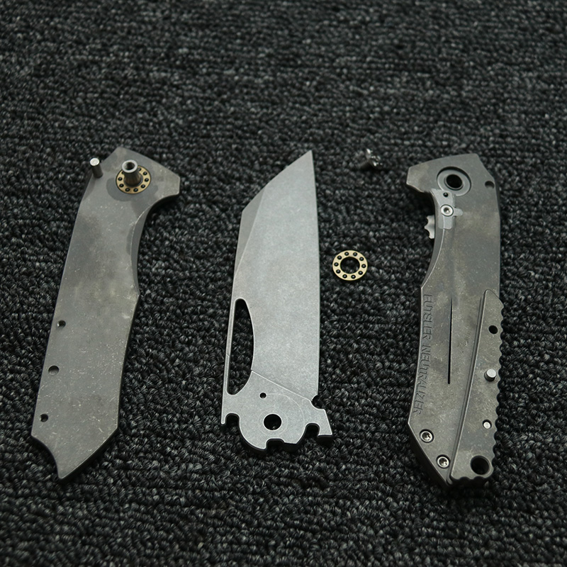 Eutsler neutral mango de titan - Knife Hunting Fixed Blade reseña y precio