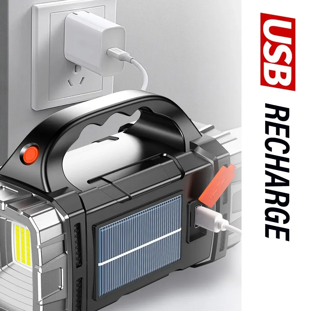 Nueva Linterna LED Solar Recar - Outdoor Hunting And Fishing reseña y precio