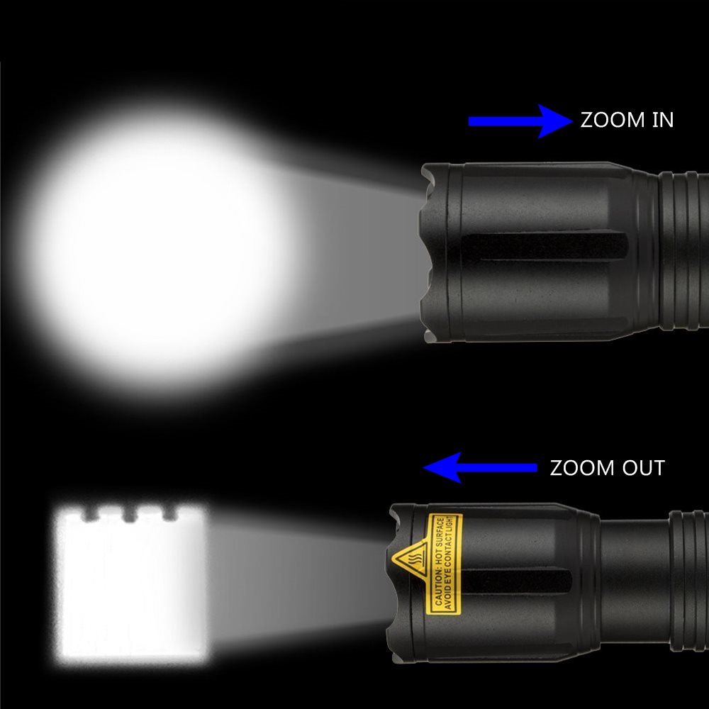 Linterna LED con Zoom de 4 Col - Outdoor Hunting Photography reseña y precio