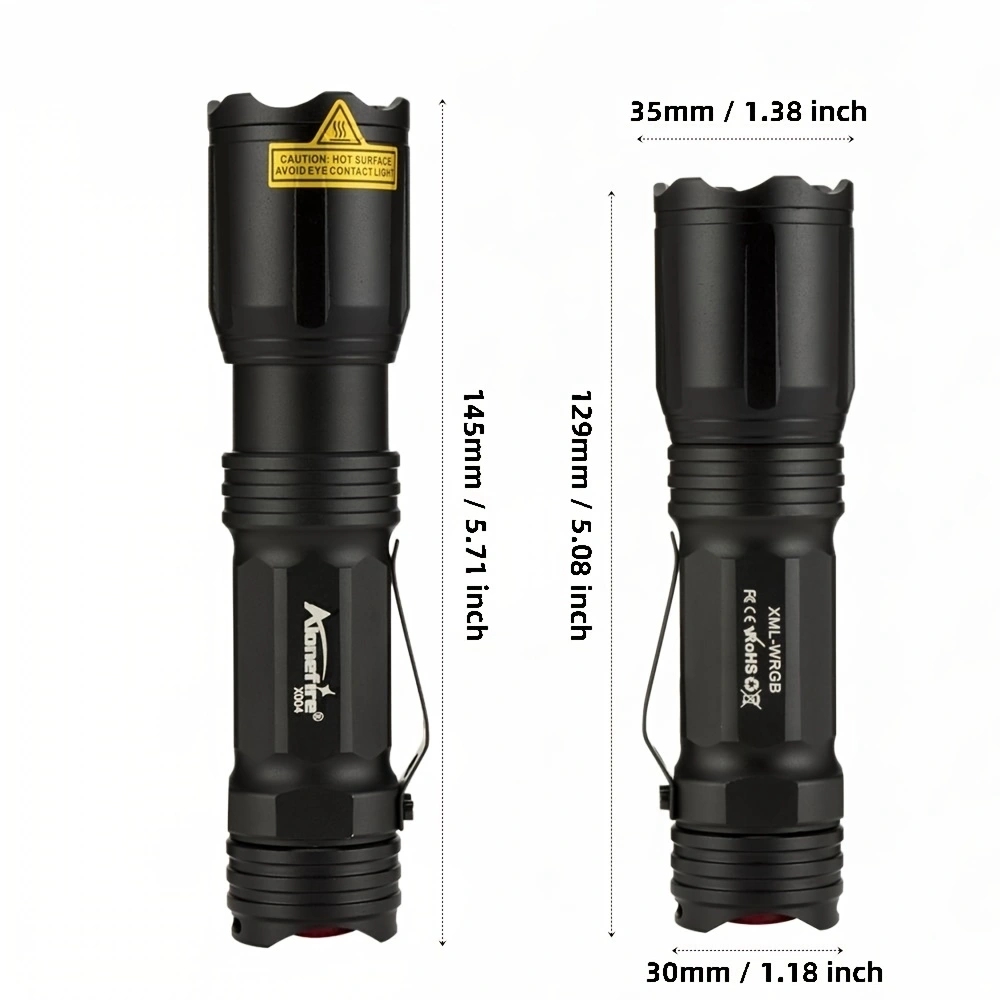 Linterna LED con Zoom de 4 Col - Outdoor Hunting Photography reseña y precio
