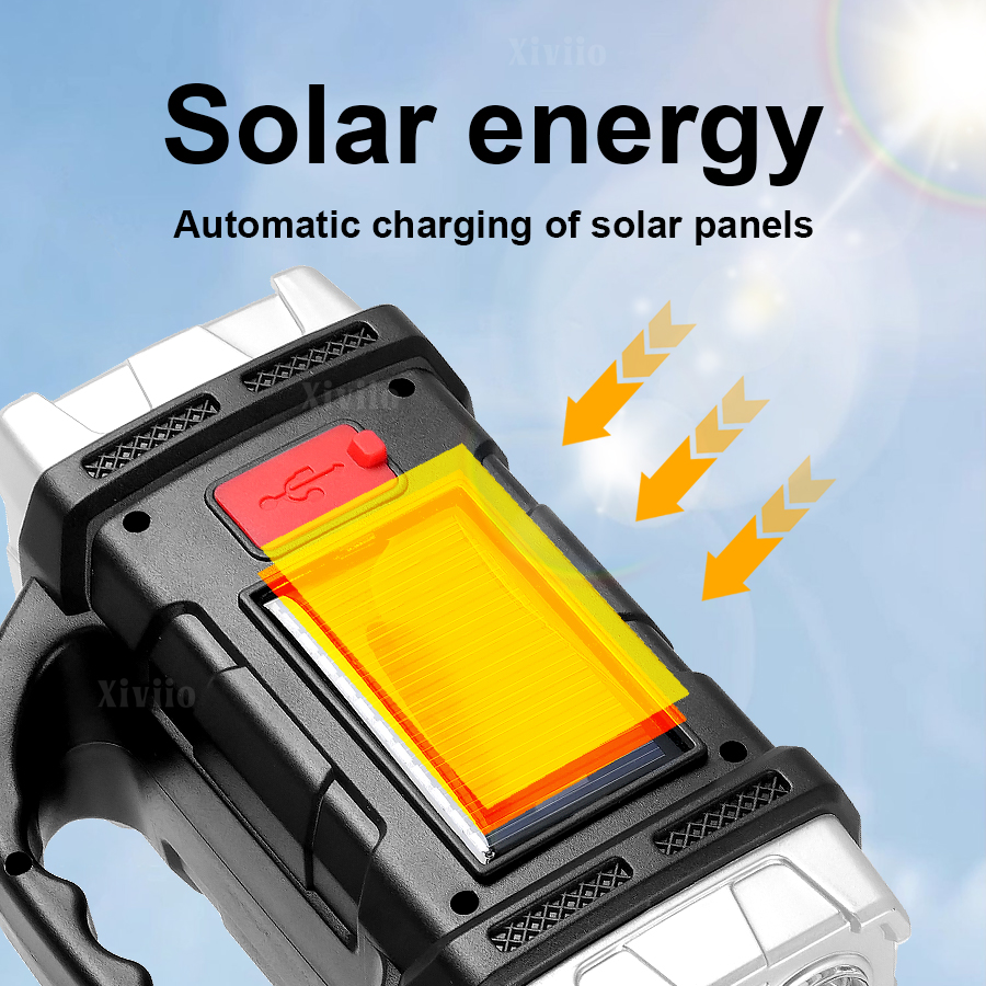 Nueva Linterna Solar LED de Al - Outdoor Hunting And Fishing reseña y precio
